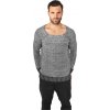 Pánský svetr Urban Classics se širokým výstřihem (Barva šedá, Velikost XXL)