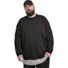 Tepláková oversize mikina bez kapuce a zipu Urban Classics Urban Classics