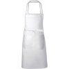 Hobby zástěra s přední kapsou Link Kitchen Wear bílá