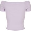 Elegantní dámský top do pasu se spadlými rameny