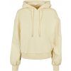Dámská oversize mikina Build Your Brand se širokými rukávy se spadlými rameny (Velikost XS, Barva růžová jemná)