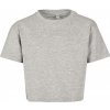 Dívčí bavlněné crop top tričko do pasu