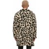 Dámský měkký oversize kabát s levhartím vzorem Urban Classics