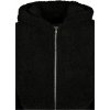 Dámský huňatý oversize bomber s kožíškem a velkou kapucí