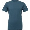 Unisex melírové tričko ze směsového materiálu (Barva šedá světlá, Velikost L)