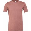 Unisex melírové tričko ze směsového materiálu (Barva šedá světlá, Velikost L)
