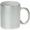 Stříbrný metalický hrnek AveTech