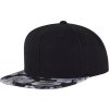 Roses Snapback Flexfit černá - šedá  (růže)