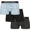 Slim fit boxerky Urban Classics s elastanem, 3 ks v balení