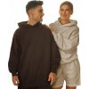 Unisex oversize organická mikina s kapucí (Velikost XS, Barva šedá melír)