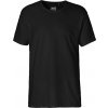Fairtrade pánské triko z interlock úpletu v gramáži 220 g/m (Barva černá, Velikost 3XL)