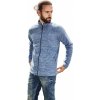 27636 panska fleecova bunda s trendy prolinajicim se efektem seda vel xl