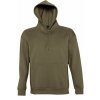 Unisex klokanka Slam s vegan certifikací, směs 50 % bavlna, 50 % polyester (Velikost XS, Barva zelená vojenská)