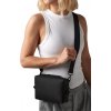 Matná Cross Body taška s voděodolným povrchem (Barva černá, Velikost 20 x 15 x 6 cm)