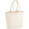 Plátěná taška z Fairtrade certifikované bavlny 35 x 37 x 18 cm (Barva přírodní)