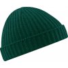 Čepice ze žebrovaného materiálu v retro stylu (Barva černá)