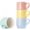 Stohovatelný porcelánový hrnek 11 Oz - světle modrý