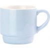 Stohovatelný porcelánový hrnek 11 Oz - světle modrý AveTech