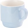 Stohovatelný porcelánový hrnek 11 Oz - světle modrý AveTech