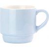 Stohovatelný porcelánový hrnek 11 Oz - světle modrý AveTech
