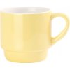 Stohovatelný porcelánový hrnek 11 Oz - žlutý