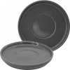 Podšálek k hrnku Makronka - tmavě šedá AveTech