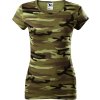 Kamuflážové dámské tričko Malfini (Velikost XS, Barva šedá kamufláž)