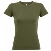 Dámské tričko Regent s přiléhavým střihem (Velikost S, Barva zelená jablková)