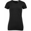 Dámské strečové Millenium tričko s Vegan certifikací Sol's černá