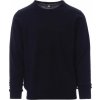 Unisex svetr Fly se žebrováním na manžetách a spodním lemu (Barva černá, Velikost 3XL)