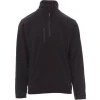 Fleecová mikina Pirenei s černým polozipem Payperwear černá