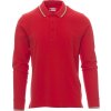 Unisex polokošile Aviazione s dlouhým rukávem (Barva BÍLÁ/ITÁLIE, Velikost 3XL)