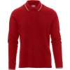 Unisex polokošile Aviazione s dlouhým rukávem (Barva BÍLÁ/ITÁLIE, Velikost 3XL)
