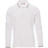 Unisex polokošile Aviazione s dlouhým rukávem (Barva BÍLÁ/ITÁLIE, Velikost 3XL)