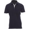 Polokošile Chic se třemi kovovými druky (Barva bílá - černá, Velikost 3XL)