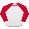 Tričko Baseball Superstar Mantis Kids Washed White/Warm Red