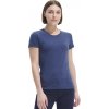 Lehké dámské triko Regent zvýrazňující dekolt (Velikost S, Barva modrý denimový melír)