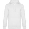 Mikina King z předsrážené česané bavlny a polyesteru B&C bílá
