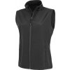 Dámská dvouvrstvá softshellová vesta 200 g/m Result Genuine Recycled černá
