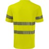 Hi-Vis rychleschnoucí tričko se segmentovými retroreflexními pruhy (Velikost S, Barva reflexní žlutá)