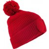 Unisex beanie čepice s klubovou nášivkou pro potisk (Barva černá)