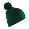 Unisex beanie čepice s klubovou nášivkou pro potisk (Barva černá)