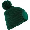Unisex beanie čepice s klubovou nášivkou pro potisk (Barva černá)