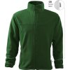 Pánská fleecová bunda s úpravou proti žmolkování (Velikost S, Barva zelená lahvová)