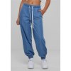 Lehké unisex denim jogger kalhoty Urban Classics modrá