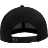 Unisex snapback kšiltovka se zahnutým kšiltem (Barva černá, Velikost one size)