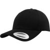 Unisex snapback kšiltovka se zahnutým kšiltem (Barva černá, Velikost one size)
