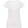 Dámské tričko YOUNG LADY s hlubokým výstřihem (Barva bílá, Velikost XS)