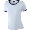Dámské tričko s kontrastními lemy Flag-T, 165g/m (Velikost S, Barva zelená - žlutá)