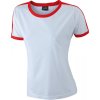 Dámské tričko s kontrastními lemy Flag-T, 165g/m (Velikost S, Barva zelená - žlutá)